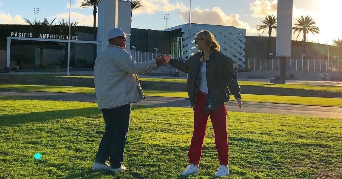 Suede Brooks and her dad