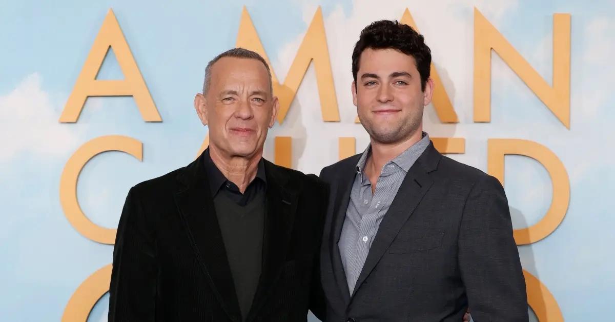 Tom Hanks with his son Truman Hanks.