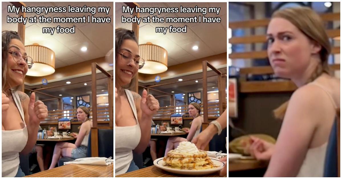 TikToker's IHOP Video Goes Viral for Woman's Bitter Reaction
