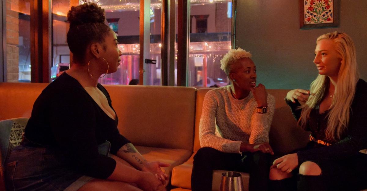 Mal and Lexi meet with Mal's friend on 'The Ultimatum: Queer Love'