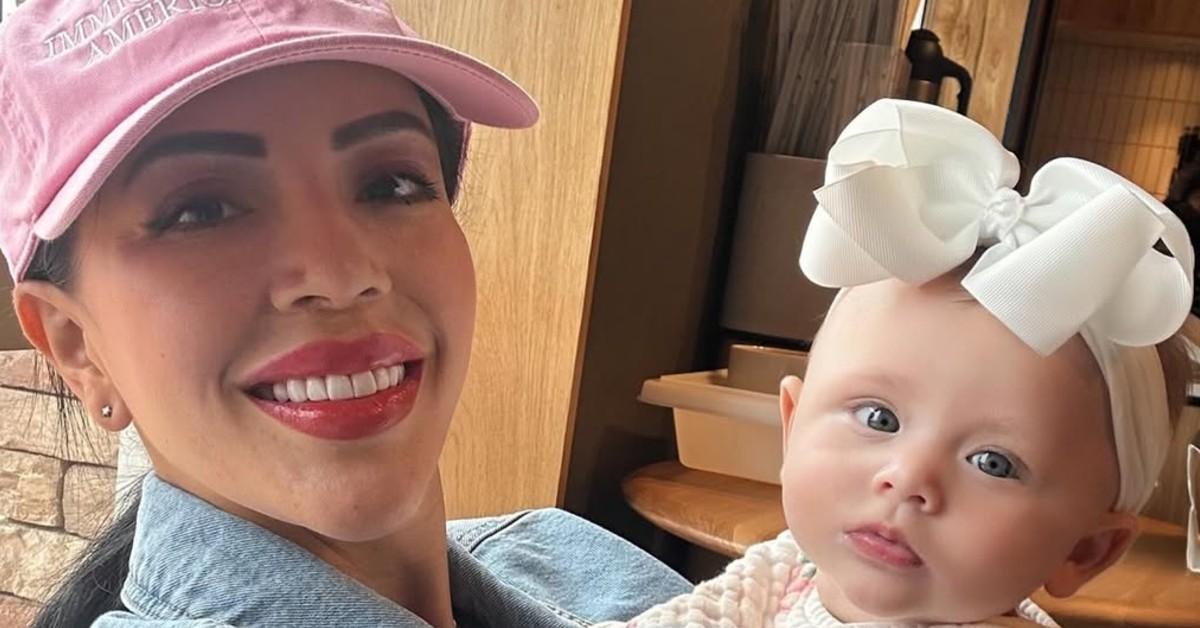 90 Day Fiance Jasmine Pineda with one of her children