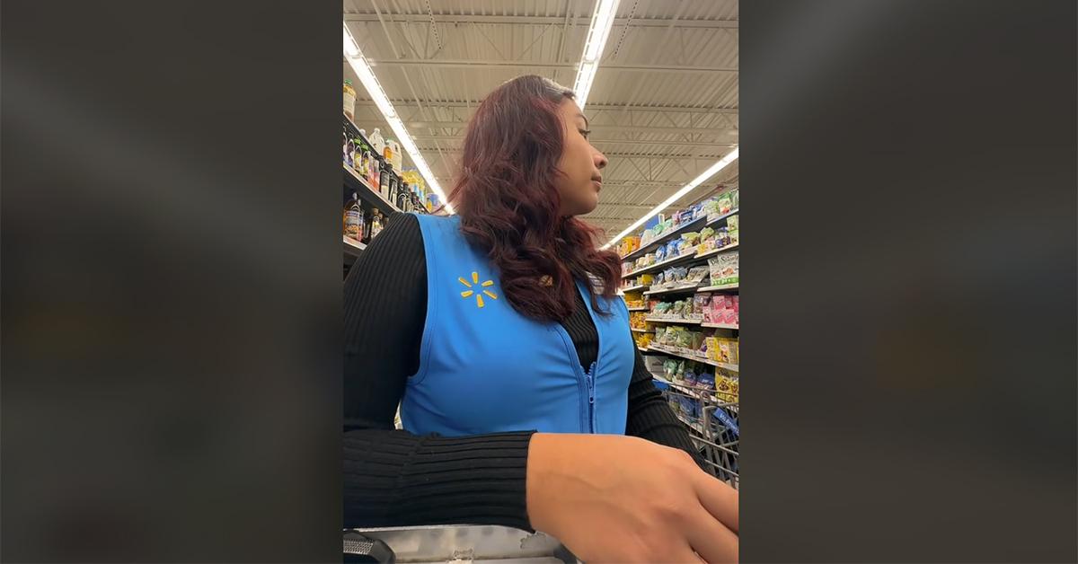 Viral video of Walmart Karen demanding worker help her find raisins.