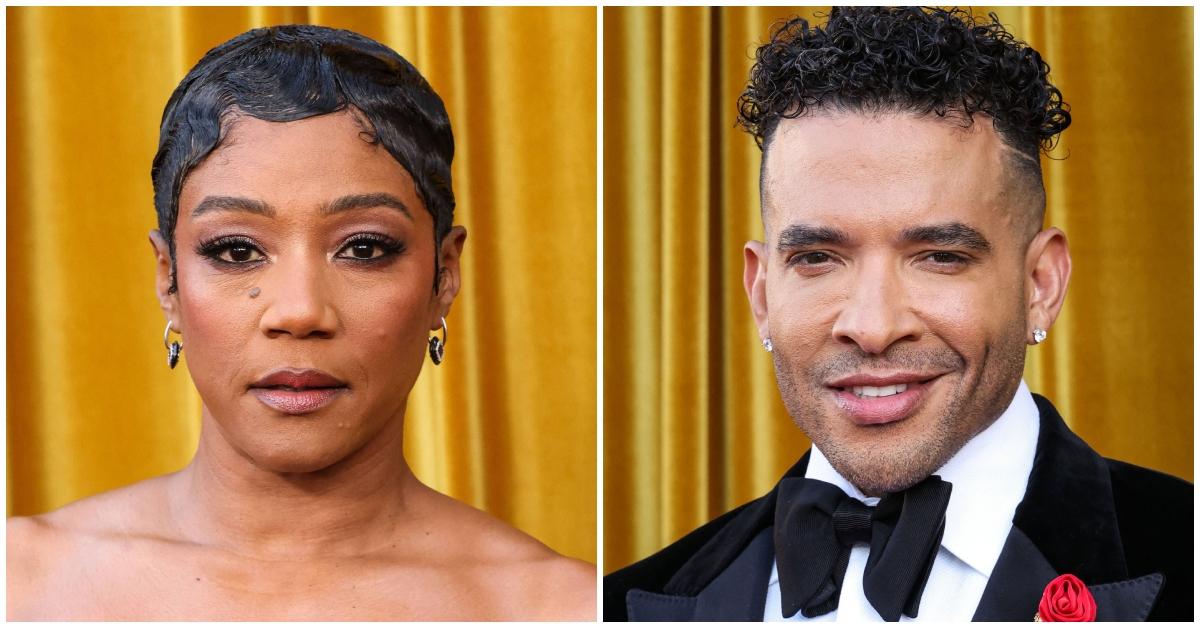 (l-r): Tiffany Haddish and Jason Lee