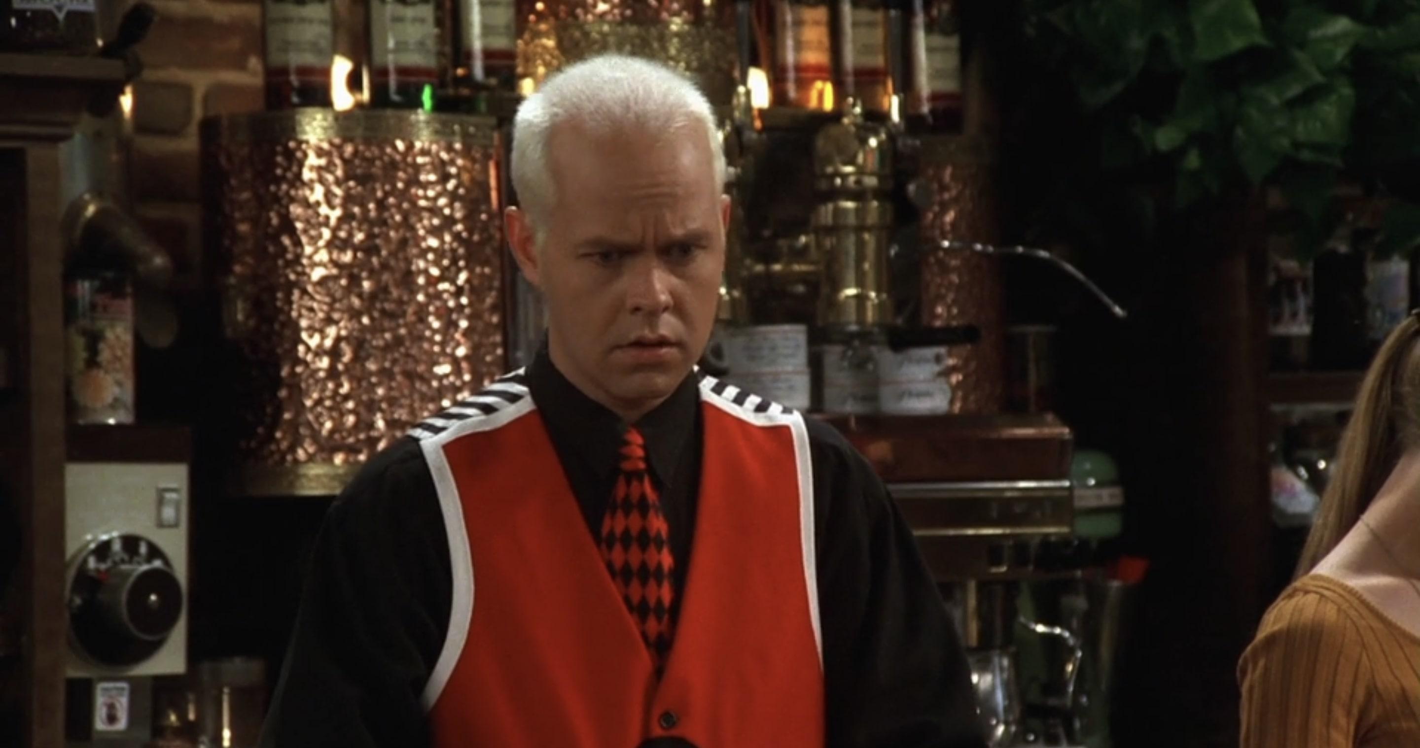 Gunther gets mad in 'Friends'