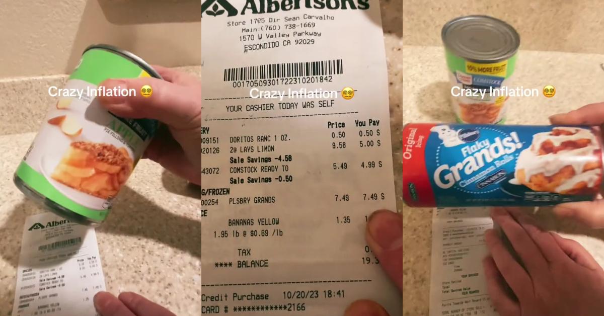 Woman Shares Outrageous Price Purchasing Just Two Ingredients