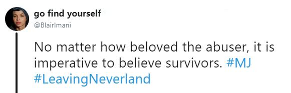 leaving neverland tweet