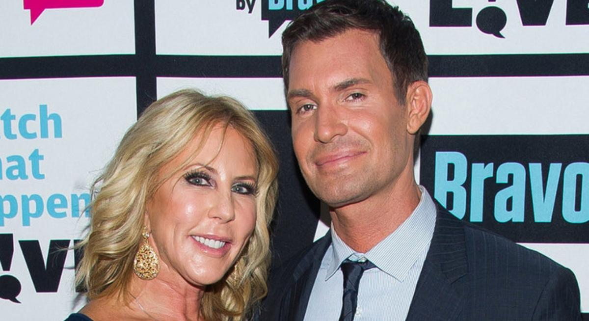 Vicki Gunvalson and Jeff Lewis appearing on 'Watch What Happens Live'