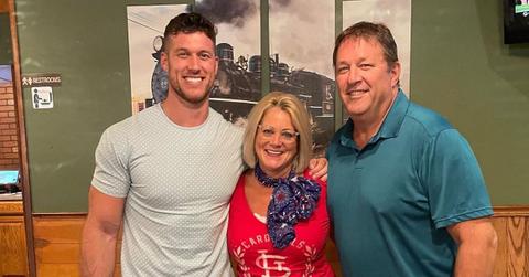 Clayton Echard and His Parents