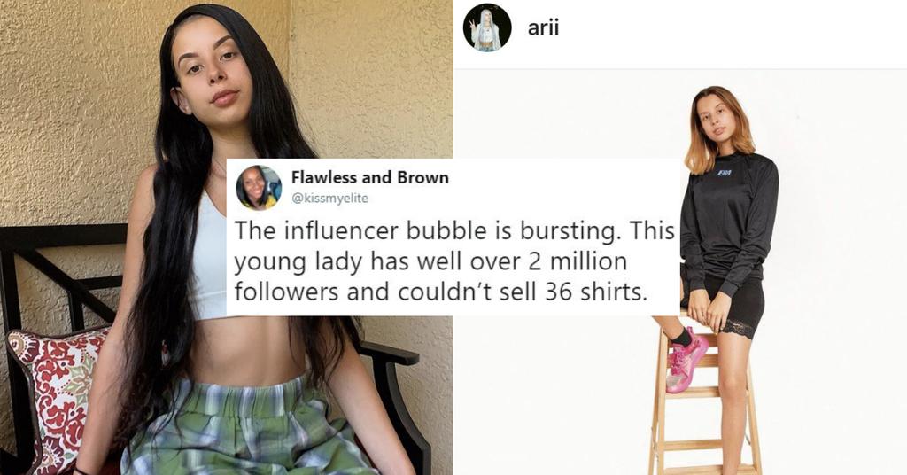 Instagram Influencer with 2 Million Followers Couldn't Sell 36 T-Shirts ...