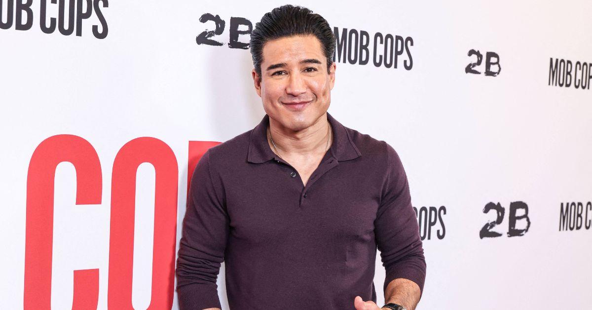 Mario Lopez at the premiere of 'Mob Cops.' 