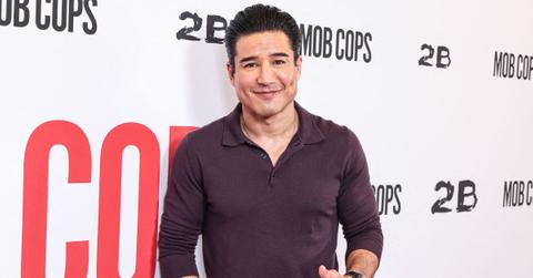 Mario Lopez at the premiere of 'Mob Cops.'