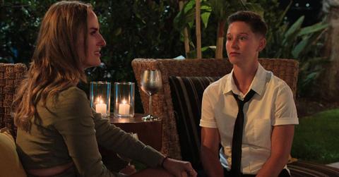 (L-R) Vanessa Papa and Xander Boger on 'The Ultimatum: Queer Love'