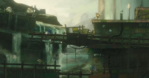 'Forgotlings' Image of Fig surveying the environment full of bandits.