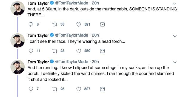 tom taylor tweets flashlight