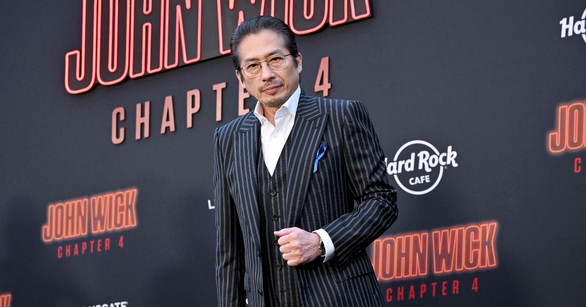 Hiroyuki Sanada attends the Los Angeles Premiere of Lionsgate's "John Wick: Chapter 4" at TCL Chinese Theatre on March 20, 2023