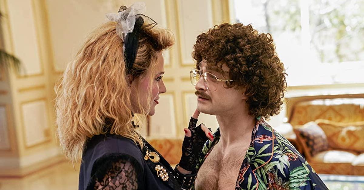 Evan Rachel Wood and Daniel Radcliffe in 'WEIRD: The Al Yankovic Story'