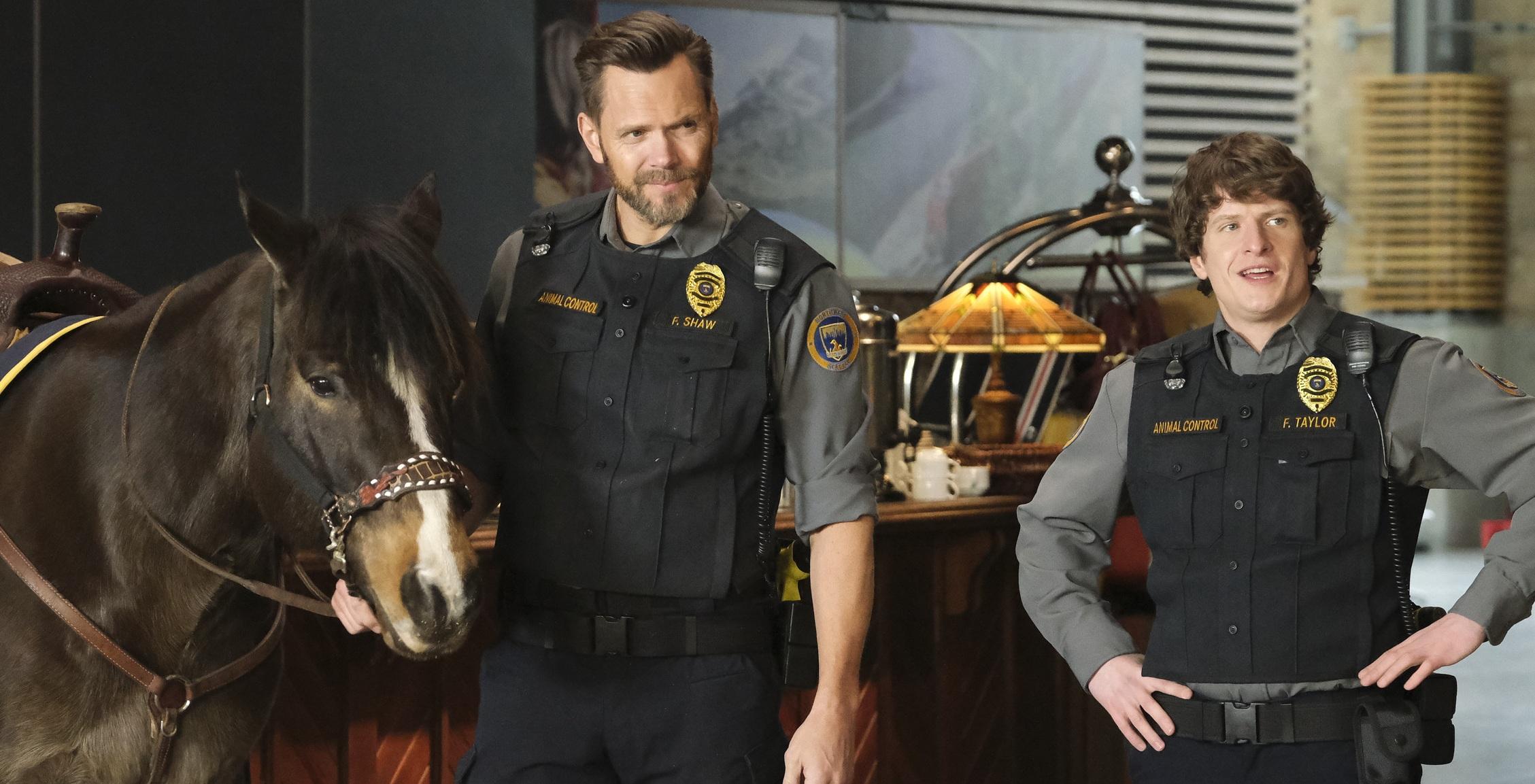 Joel Mchale as Frank and Michael Rowland as Fred in 'Animal Control'