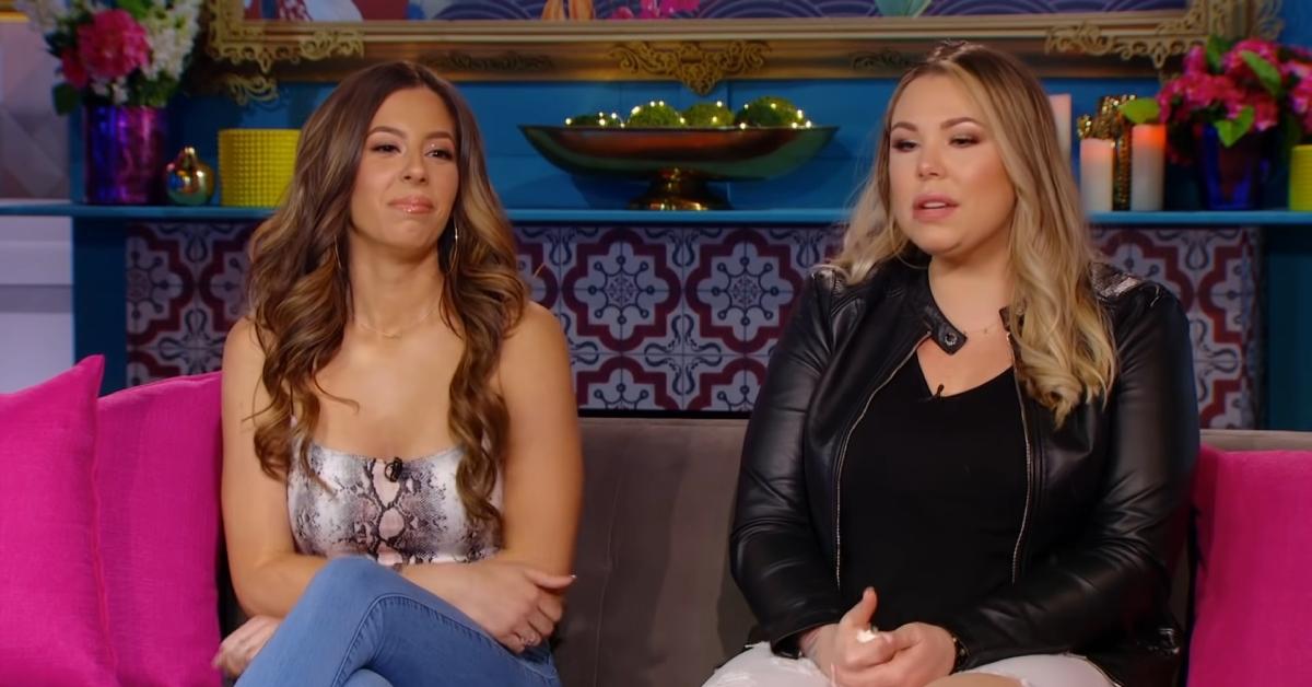 (l-r): Vee Torres Rivera and Kailyn Lowry at the 'Teen Mom 2' reunion