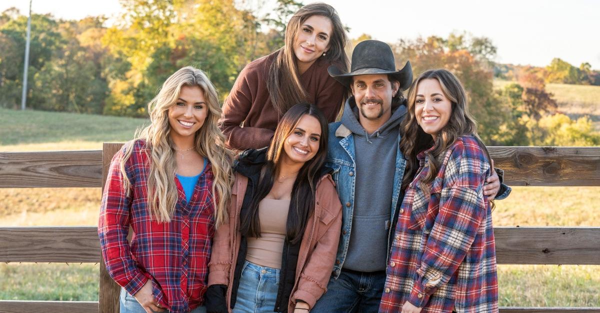 Allen and contestants on 'Farmer Wants a Wife'