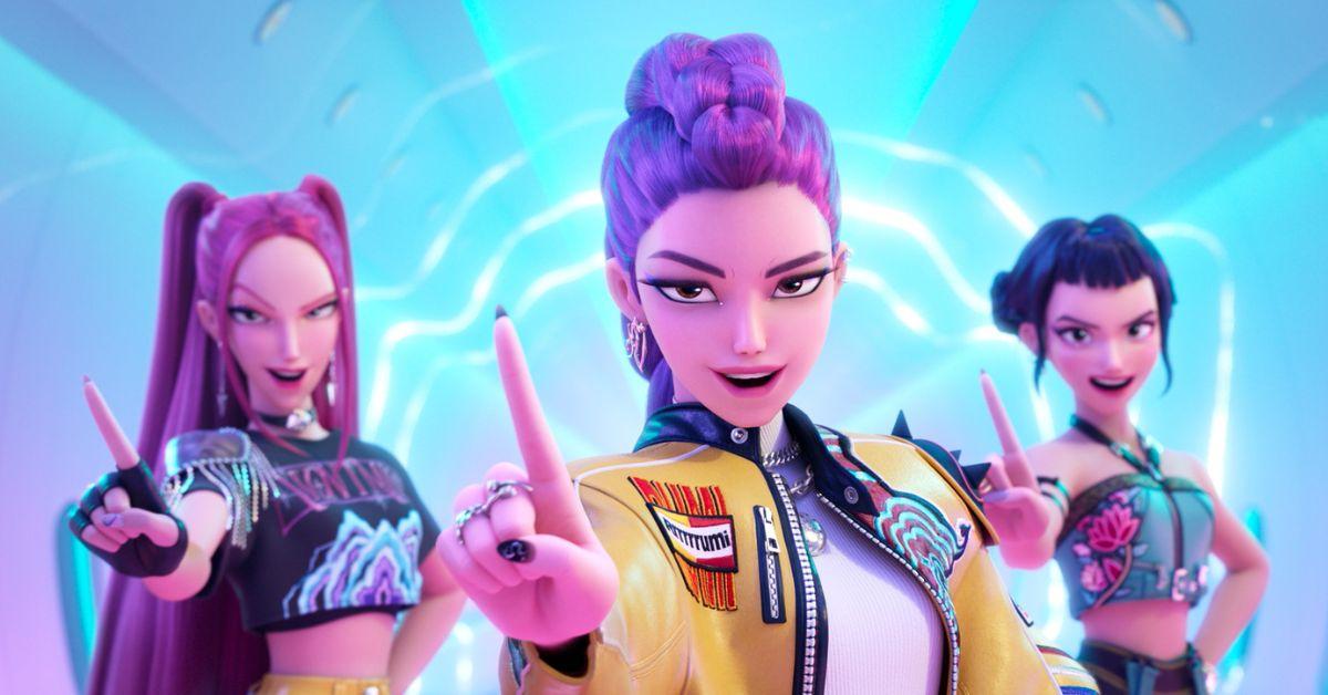 'KPop Demon Hunters' in a Still Scene from the Show