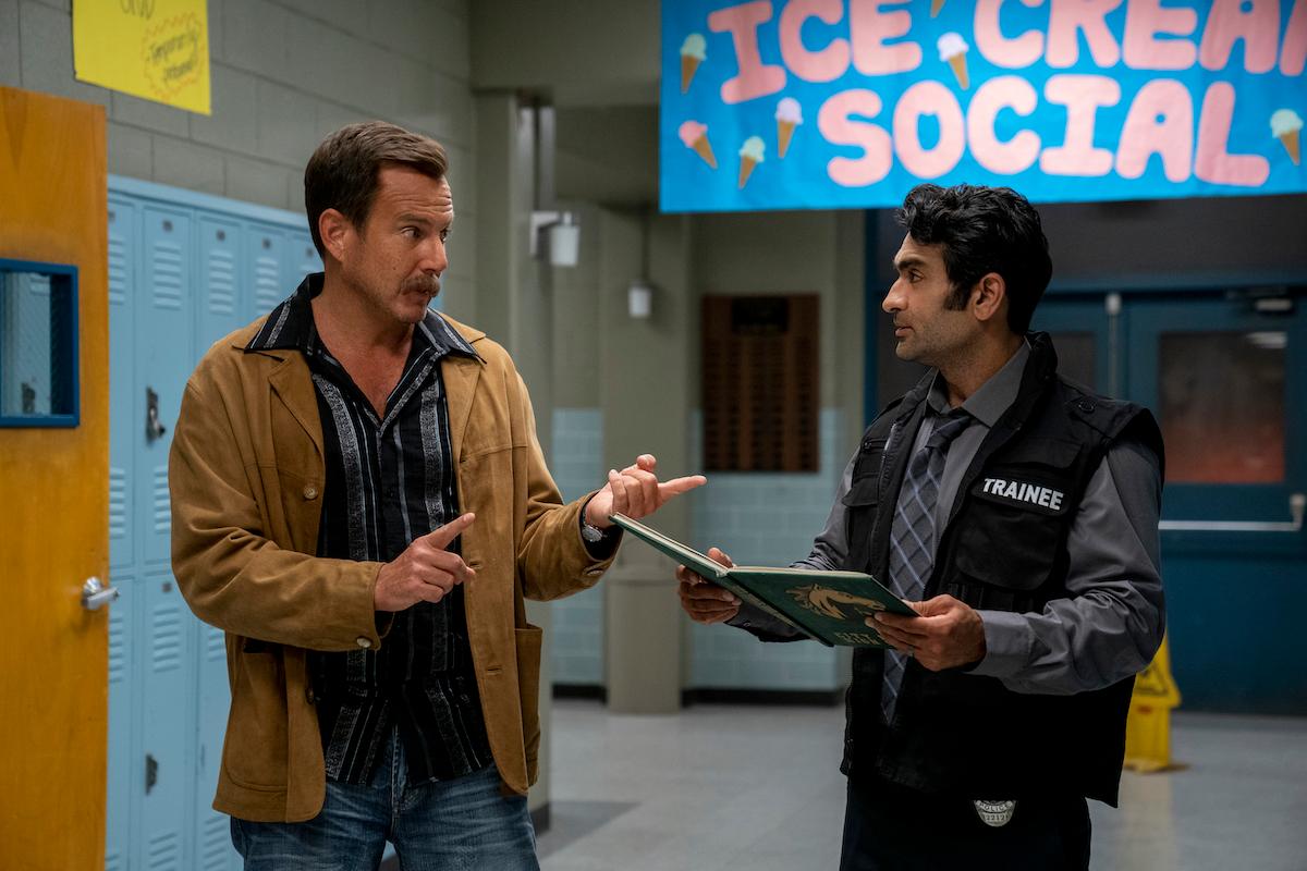 Murderville. (L to R) Will Arnett as Terry Seattle, Kumail Nanjiani