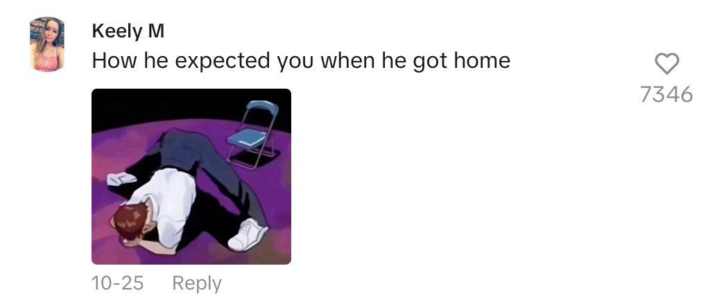 Comment on the viral video of miscommunication between woman and husband over her computer text.