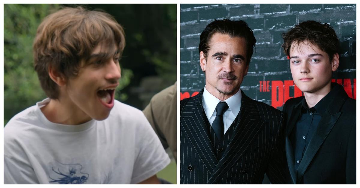 Colin Farrell and his sons, James and Henry