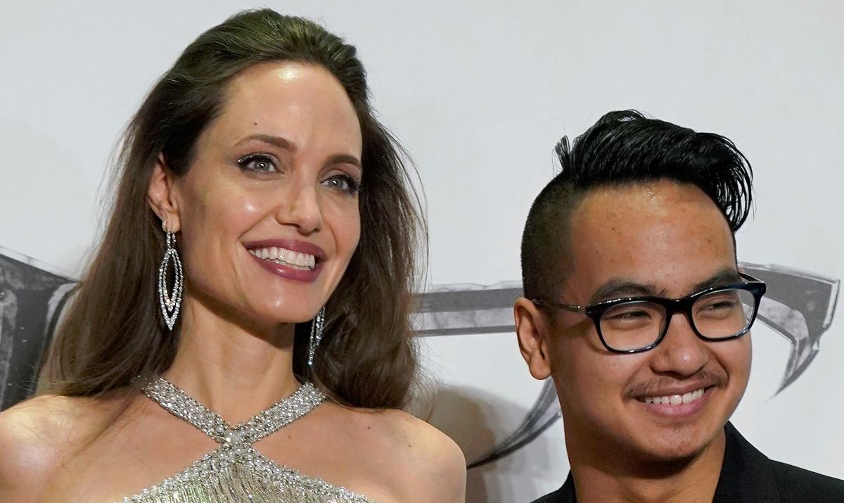 Brad Pitt and Angelina Jolie kids - Angelina Jolie and Maddix Jolie-Pitt in 2019