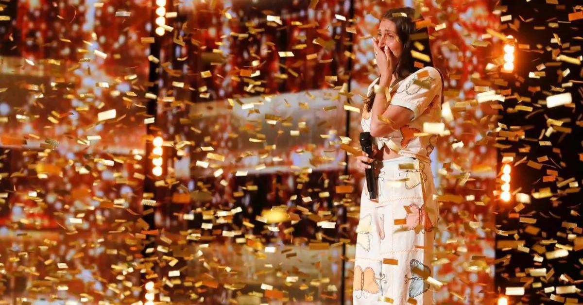 Lily Meola receives the Golden Buzzer on 'America's Got Talent' Season 17