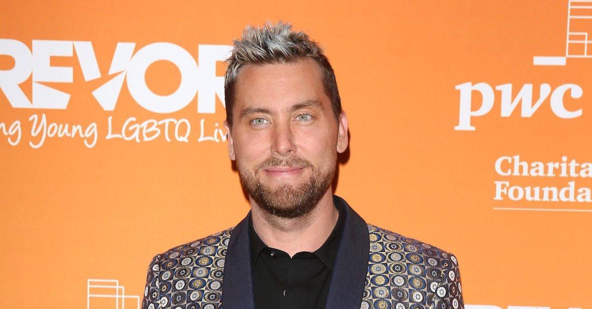 Lance Bass from *NSYNC