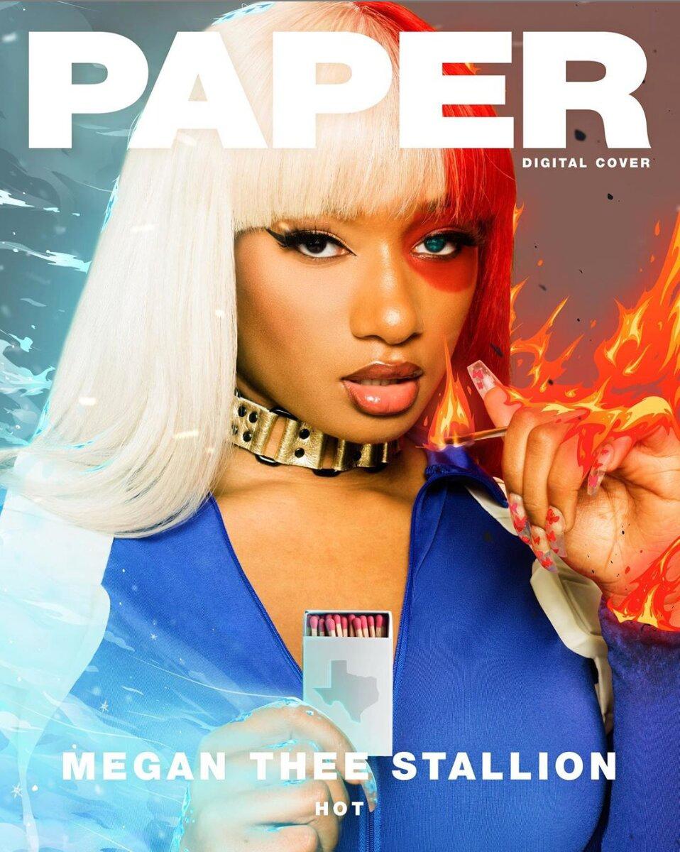 Megan Thee Stallion Channels Kakegurui in New Photoshoot