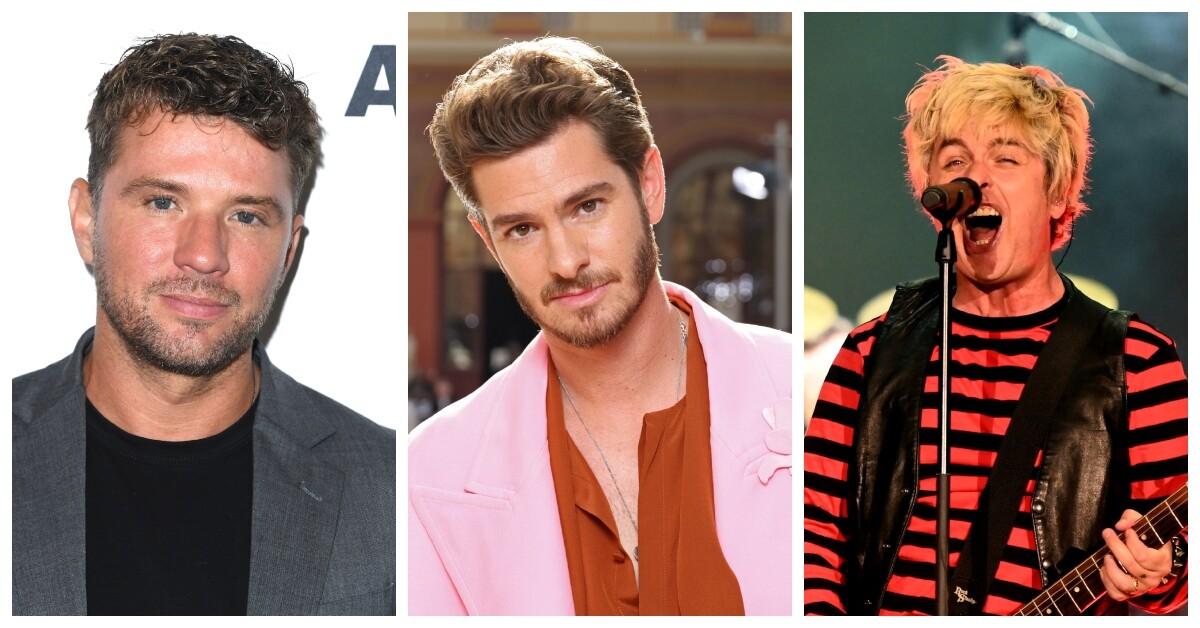 (L-R) Ryan Phillippe, Andrew Garfield, and Billie Joe Armstrong.