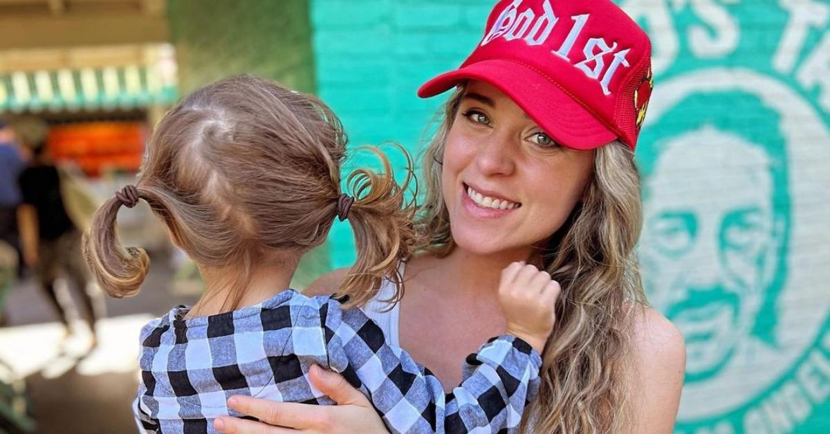 Jinger Duggar with one of her daughters