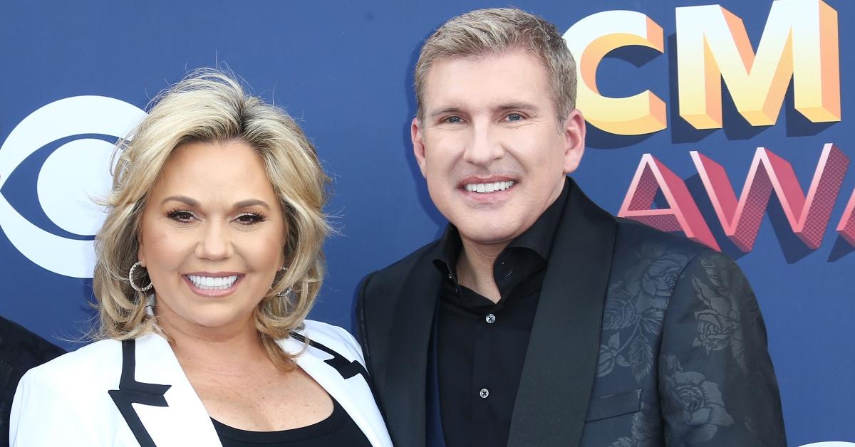 Julie and Todd Chrisley attend award event.