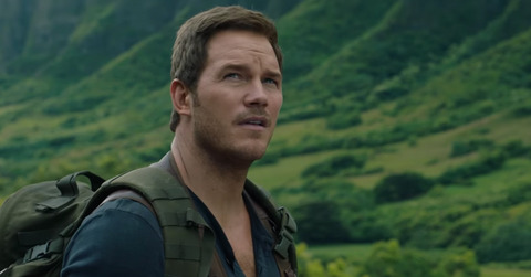 chris pratt jurassic world cover