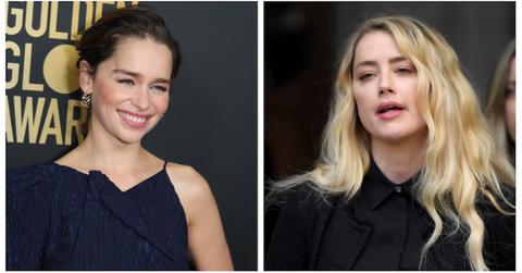 Amber Heard and Emilia Clarke