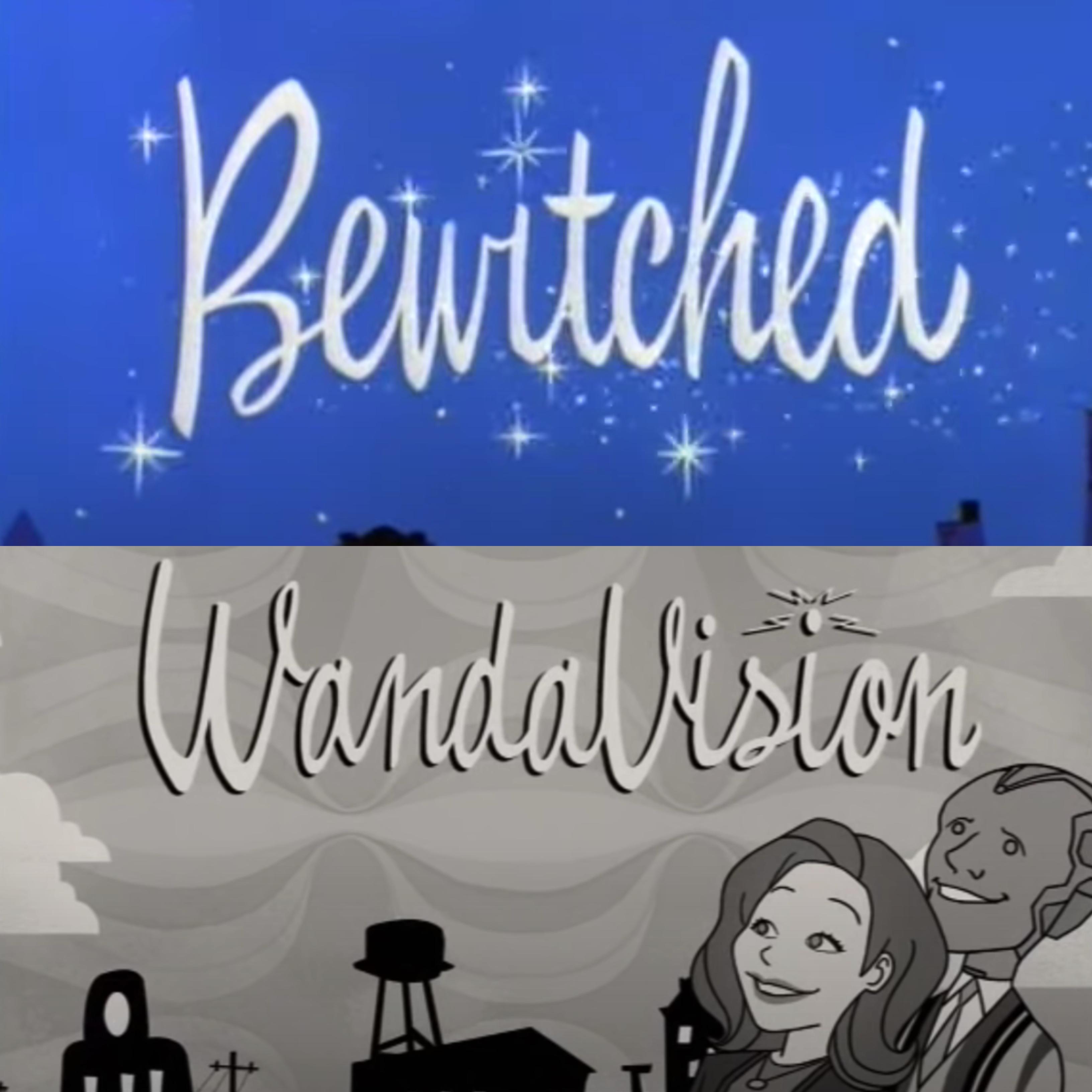 bewitched title credits vs wandavision episode 2