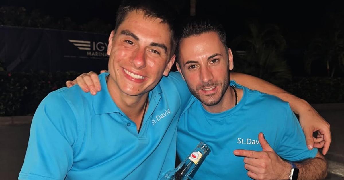 Kyle and Chef Anthony on the St.David on Below Deck.