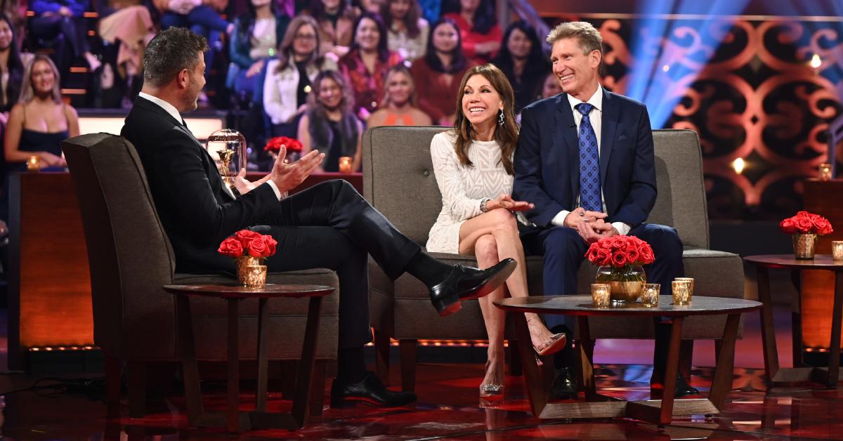 Gerry Turner and Theresa Nist during the "After the Final Rose" special on 'The Golden Bachelor.'