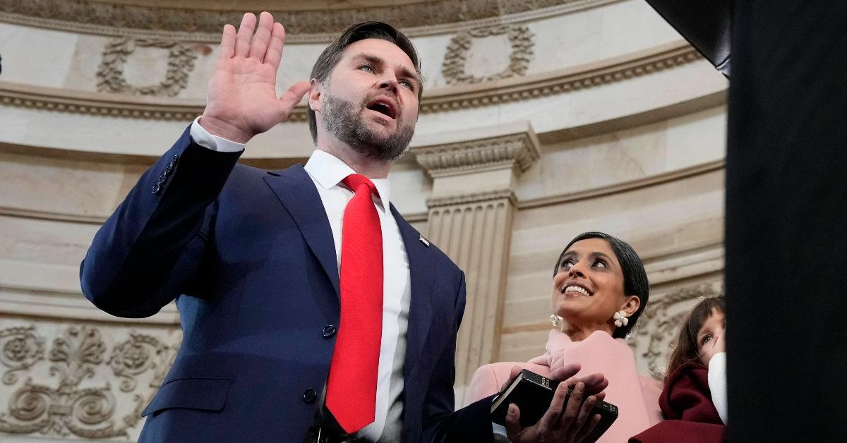 JD Vance with wife Usha Vance