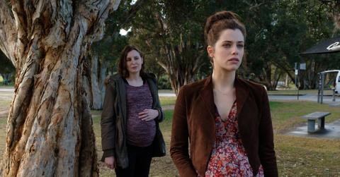 Laura Carmichael and Jessica De Gouw from 'The Secrets She Keeps'