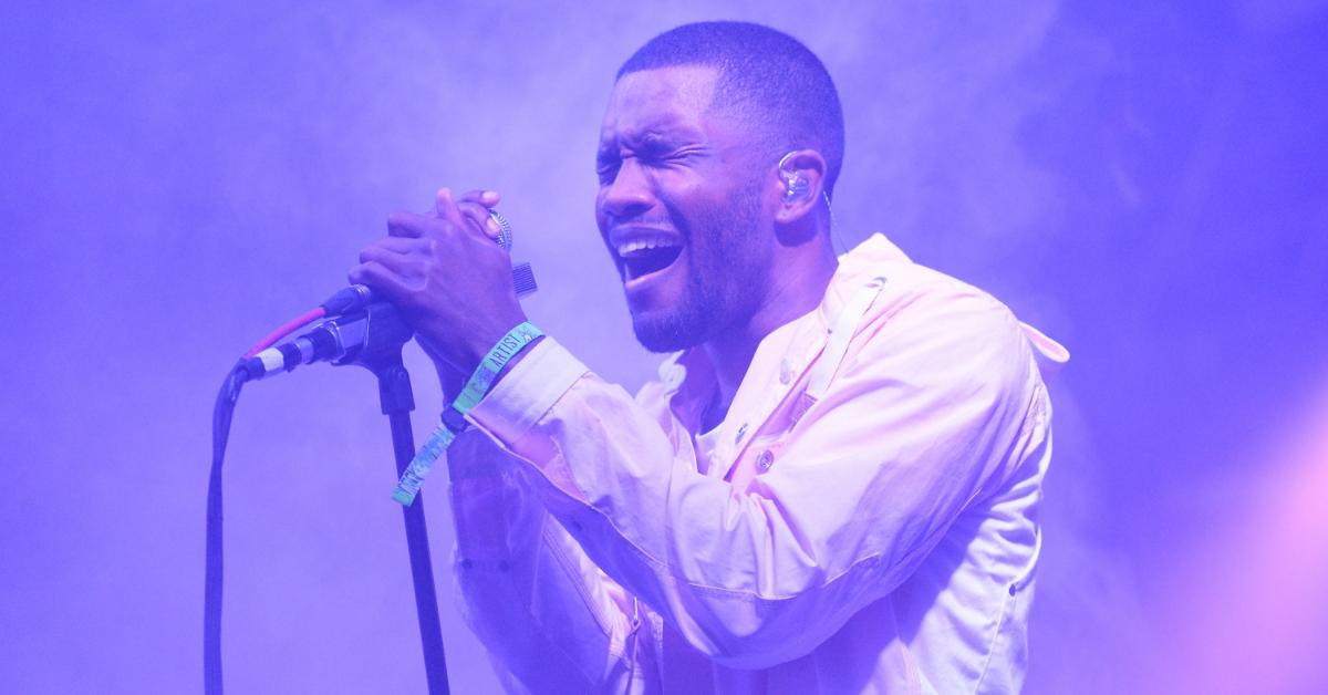 Frank Ocean performing live