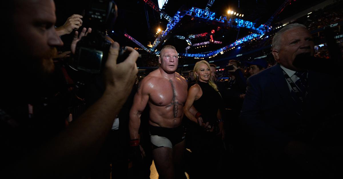 Brock Lesnar og Rena Lesnar på UFC 200