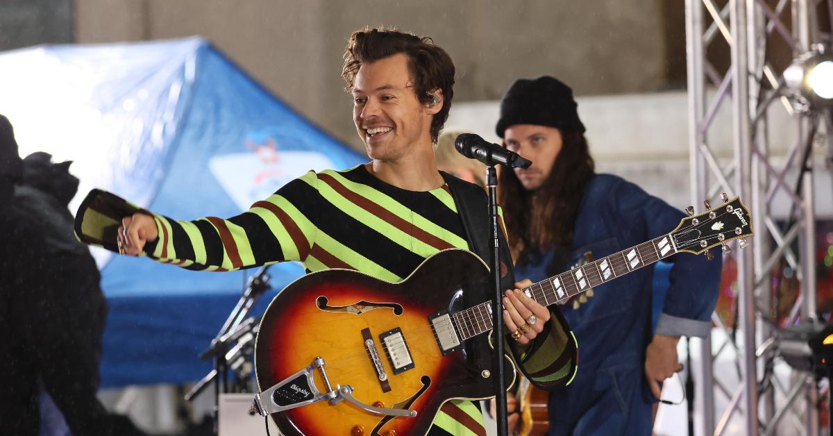 Harry Styles performs on NBC's 'Today' on May 19, 2022.