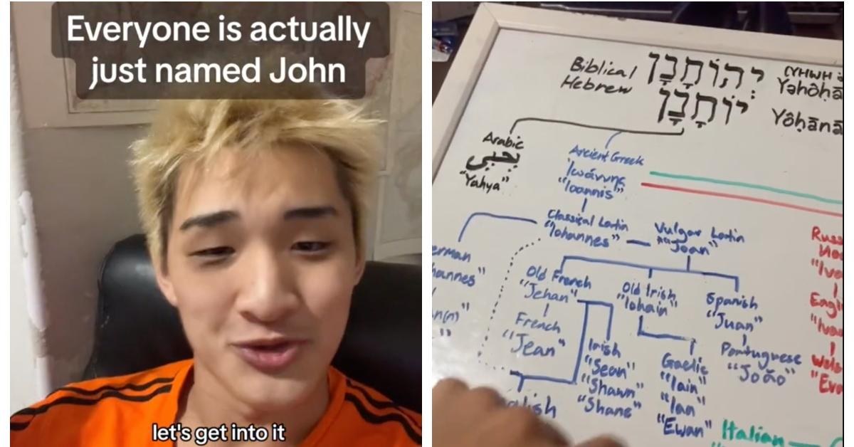 TikTok about everyone being named John.