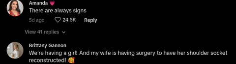 dad punching mom gender reveal