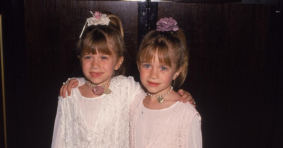 The Olsen twins at an event in the early 1990s