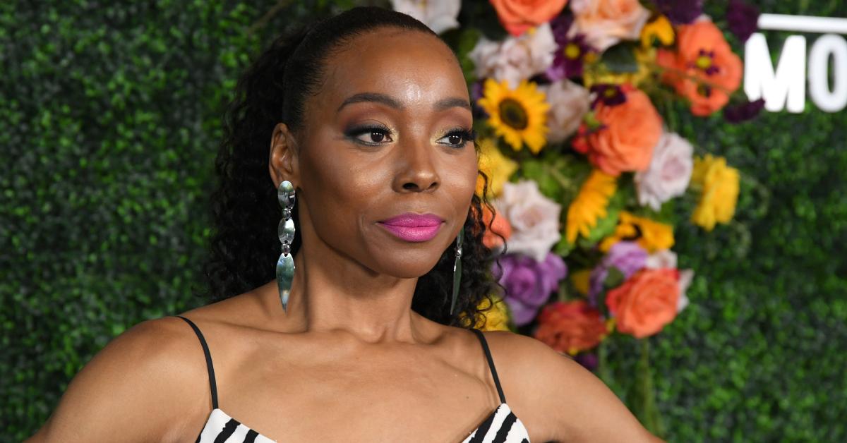 Erica Ash poses on the red carpet at a special screening of Hallmark's 'Unthinkably Good Things' on Aug. 10, 2022, in Pasadena, Calif.