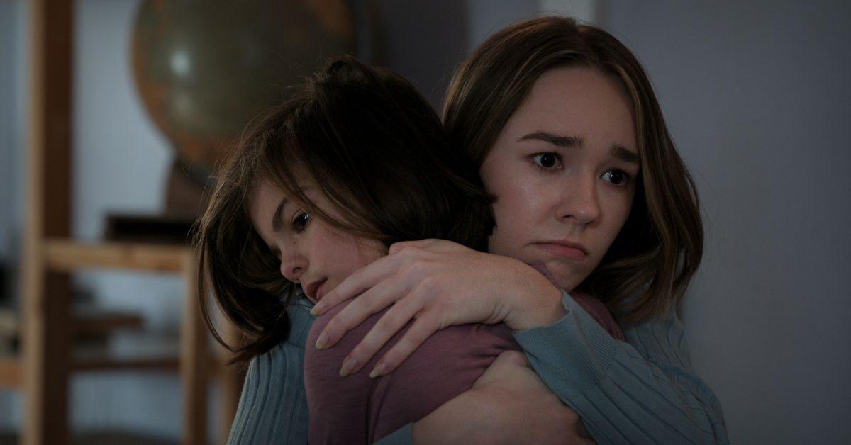 Holly Taylor hugging Bianca/Gianna Riccio in 'Manifest' Season 4.