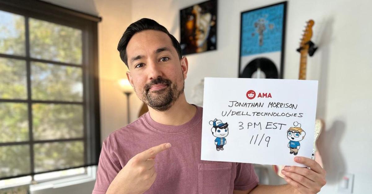 Jonathan Morrison advertising his Reddit AMA